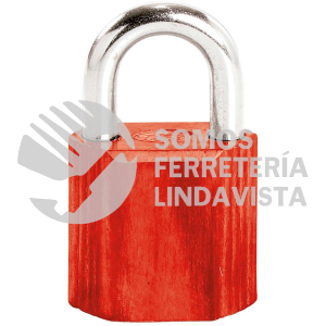 L9S38ERJ CANDADO NO.9 CORTO 38 MM, COLOR ROJO LOCK