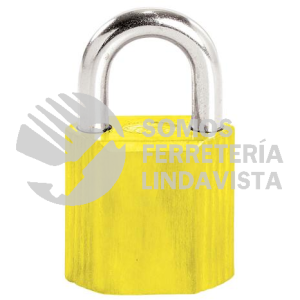 L9S38EAM CANDADO NO 9 CORTO AMARILLO LOCK