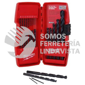 48-89-2801 JUEGO BROCAS CON ACABADO DE OXIDO NEGRO THUNDERBOLT MILWAUKEE