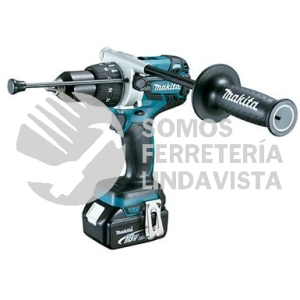 DHP481Z ROTOMARTILLO ATORNILLADOR 1/2\"V V R 2 VEL 0-550 0-2,100 RPM M/BL IND BAT S/BAT Y CARG C/LUZ FRENO 18V MAKITA