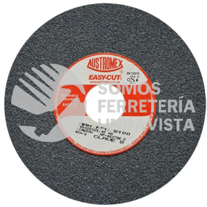 8 RUEDA ABRASIVA VITRIFICADA PARA ESMERILADO DE ACERO EASY-CUT TIPO 1 GRANO 60 (6\"X3/4\"X1\") AUSTROMEX