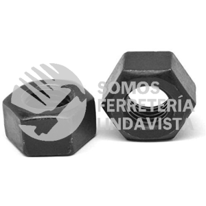 44695G TUERCA HEXAGONAL NEGRA 1/4\" GRADO 5 CUERDA FINA NACIONAL