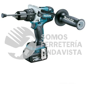 DHP481RTJ ATORNILLADOR TALADRO 1/2\" INALAMBRICO 18V 2 VEL 0-550 0-2,100RPM, 5AMP M/BL IND BAT LI-ION 2 BAT 5 0 AH Y CARG C/LUZ FRENO ESTUCHE MONT 18V MAKITA