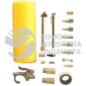 JAN-20 JUEGO DE ACCESORIOS NEUMATICOS 20 PIEZAS MIKELS