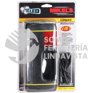 LMF-8 LAMPARA MULTIFUNCIONAL 4 EN 1 LUZ FLUORESCENTE TIPO LEDS DE EMERGENCIA MIKELS