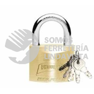 AS-40 CANDADO DE LATON DE EXTRASEGURIDAD 40MM 1-9/16\" PHILLIPS
