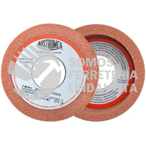 313 RUEDA NARANJA VITRIFICADA PARA ESMERILADO DE ACERO TIPO 6 GRANO 60 (4\"X1-1/2\"X1-1/4\") AUSTROMEX