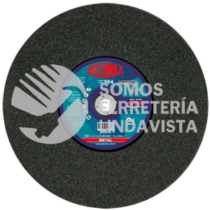 504 DISCO PARA CORTE DE METAL LARGA DURACION TIPO 41 GRANO 24 (14\"X9/64\"X1\") AUSTROMEX