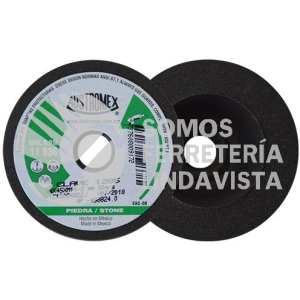 1285 COPA PARA DESBASTE DE PIEDRA - IMPERIAL TIPO 11 GRANO 120 (3-5/32\"X1-3/4\"XM14-2) AUSTROMEX
