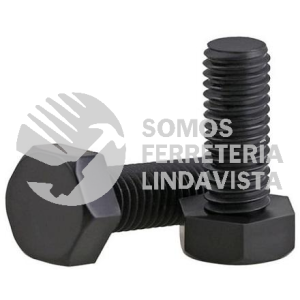 T16X45 TORNILLO CABEZA HEXAGONAL NEGRO 16MM X 45MM CUERDA CORRIDA NACIONAL