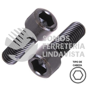 TA10X1 TORNILLO ALLEN CILINDRICO NEGRO No.10 X 1\" CUERDA CORRIDA NACIONAL